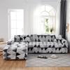 Geometry Elastic Stretch Sofa Cover Slipcovers All-Inclusive Couch Cover For Different Shape Sofa Chair L-Style Need 2Sofa Cover
