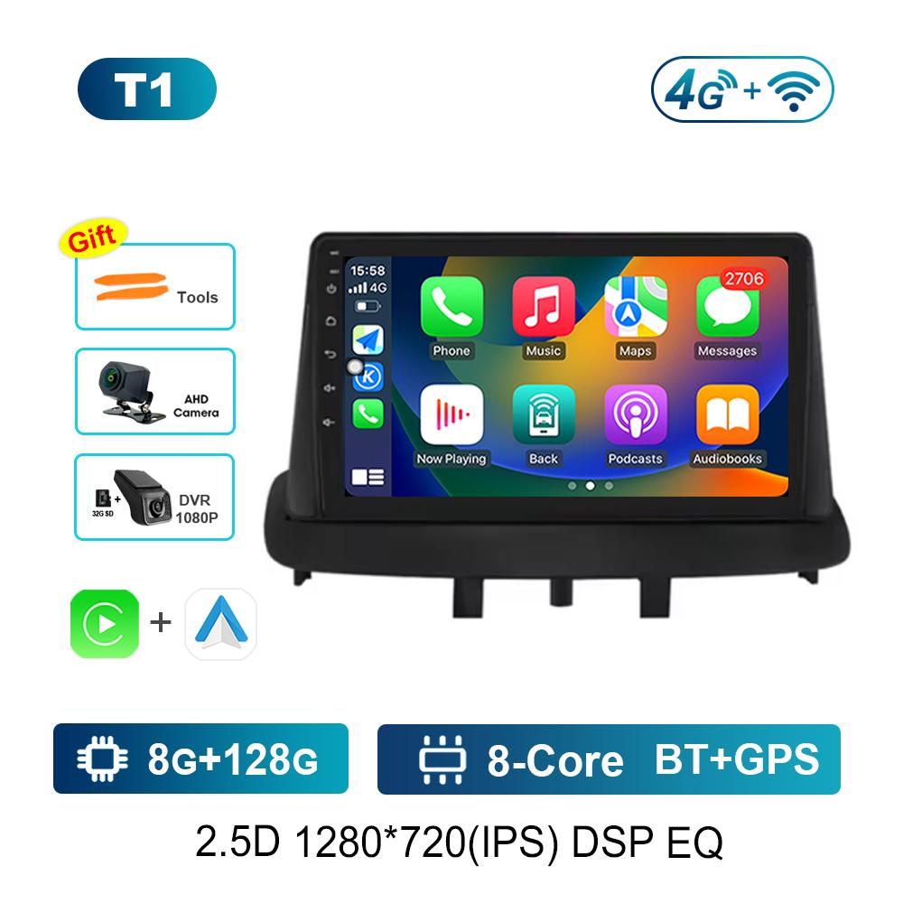 9'' for Renault Megane 3 Fluence Samsung SM3 2010 - 2014 Android OS Car Radio Multimedia Video Player 4G GPS Navi WiFi HD Screen