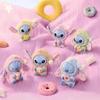 15CM Stitch Plush Toys Disney Kawaii 2025 New Vinyl Figure Doll Food Series Cute Exquisite Pendant Xmas Birthday Children's Gift