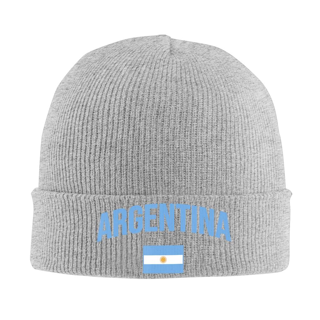 Argentina Argentinian Flag Knitted Hat for Women Unisex Beanies Winter Hat Warm Cap