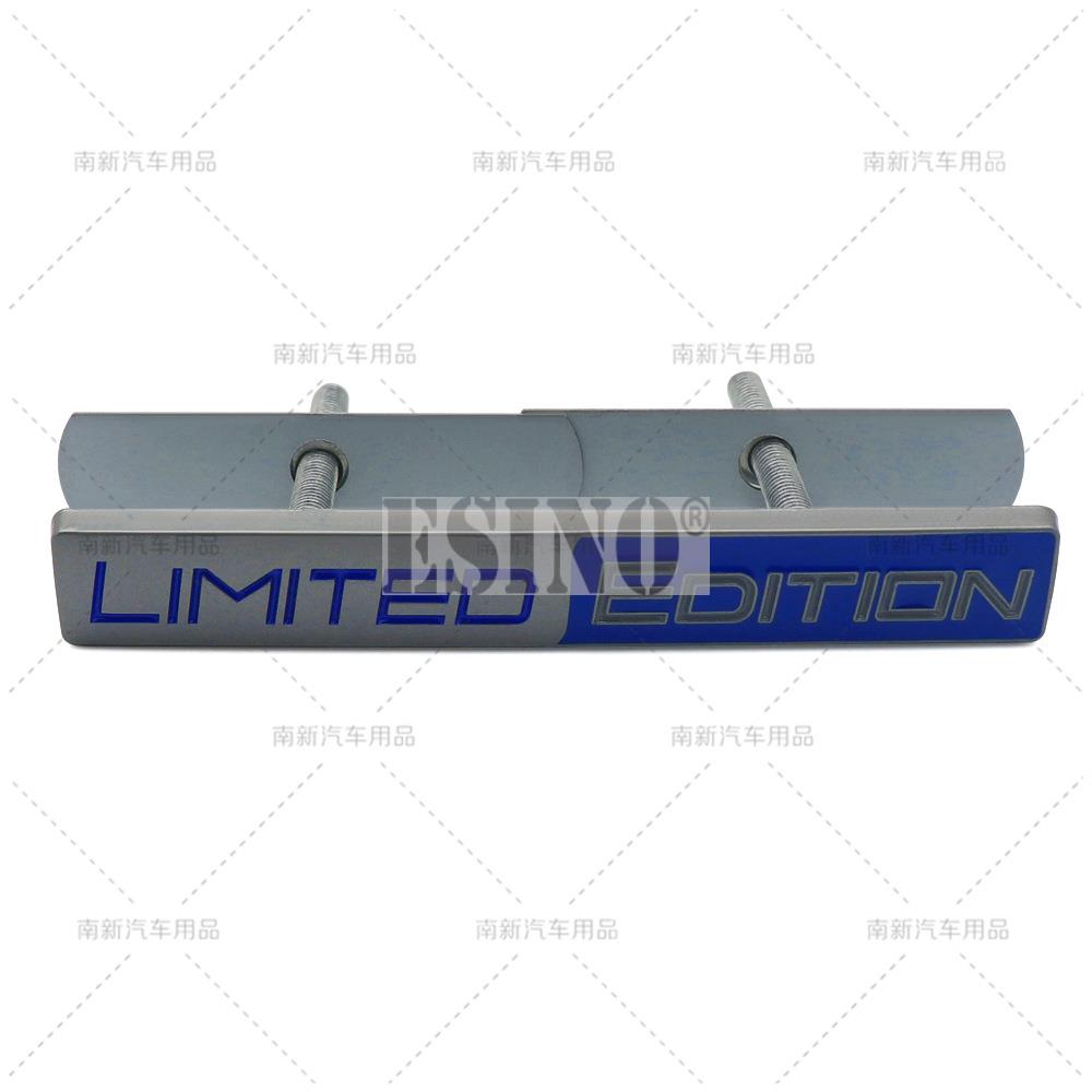 Car Styling 3D Limted Edition Decorative Metal Grill Emblem Rear Trunk Badge Fender Sticker Body Decal Car Accessories