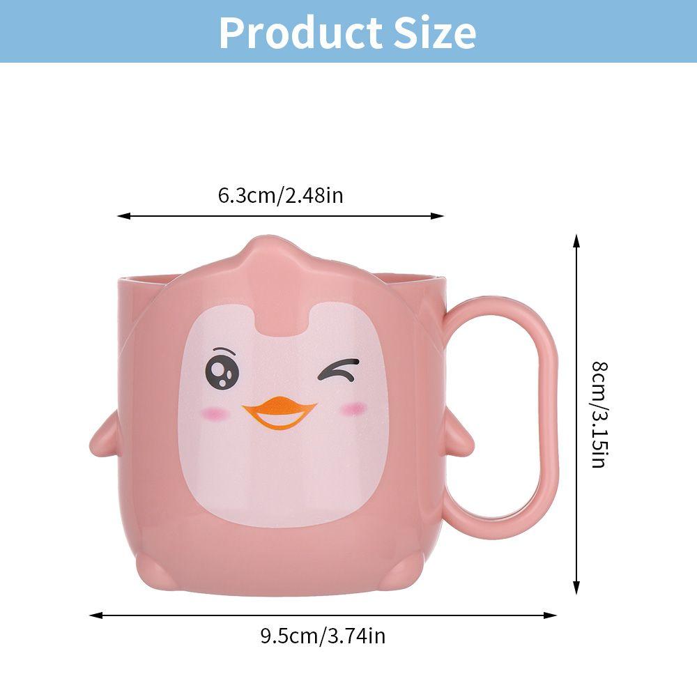 Dětský kelímek na ústní vodu pro batolata Kelímek na ústní vodu na čištění zubů Držák na zubní kartáček Koupelnový Dětský Kelímek na ústa s malou kachničkou