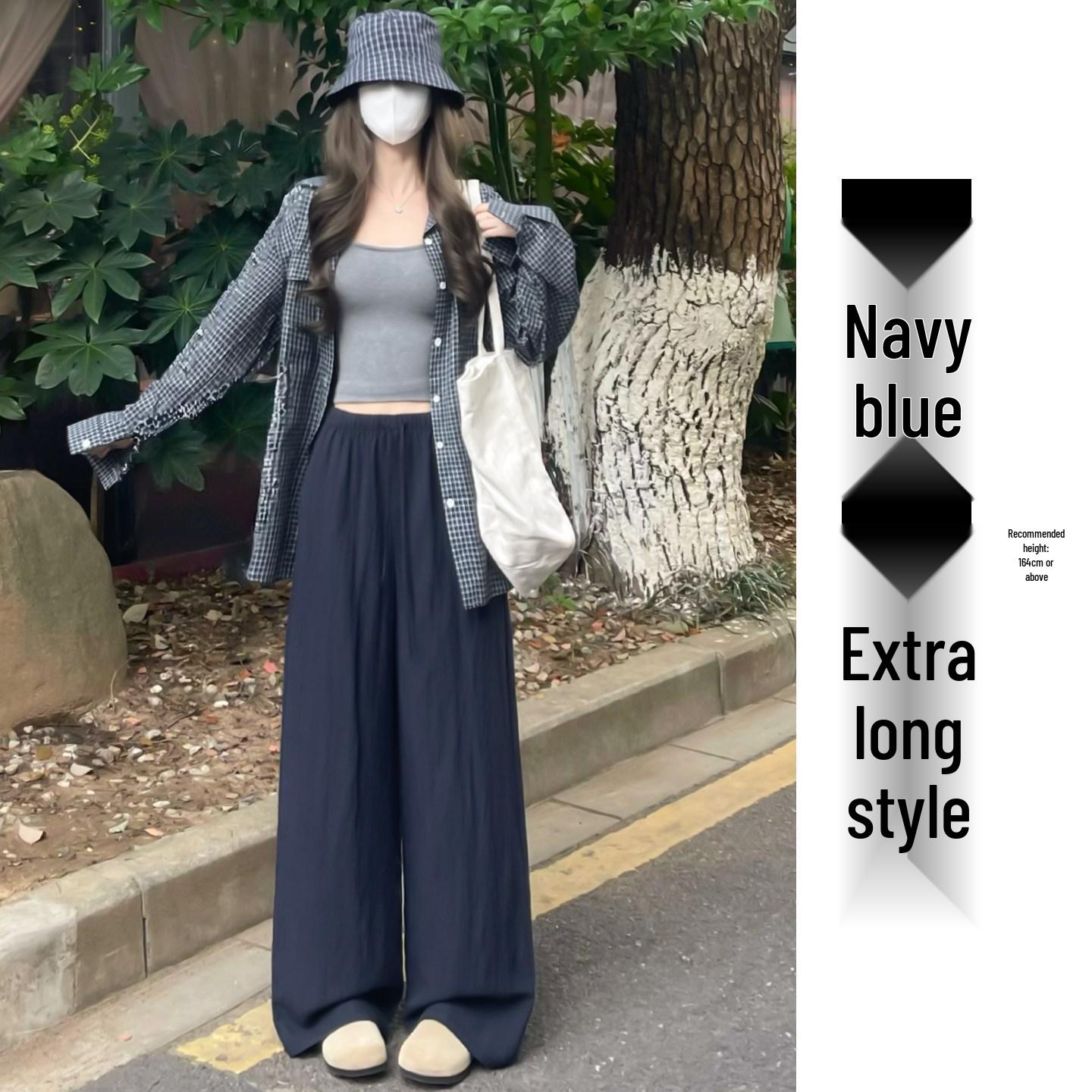 2026 Women s White Linen Wide-Leg Pants - Summer Thin, Loose, Casual Drape in Old Money Style Medium
