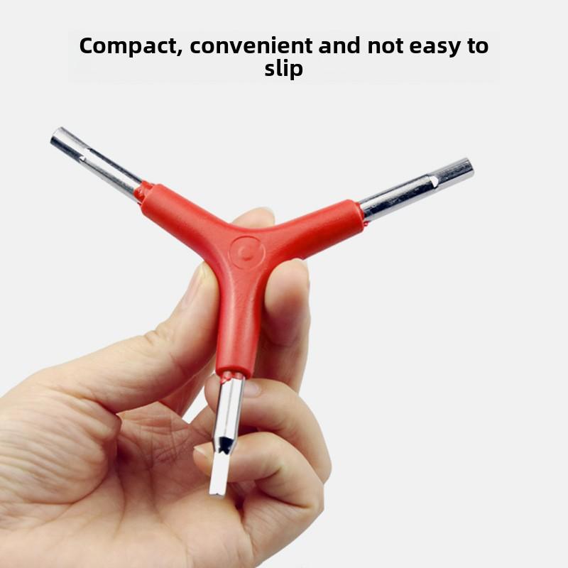 Y-Shaped 3 Way Hex Wrench Inner Hexagon Spanner 4/5/6mm for Outdoor Camping Cycling Mountain Bike Bicycle Maintance Repair Tool