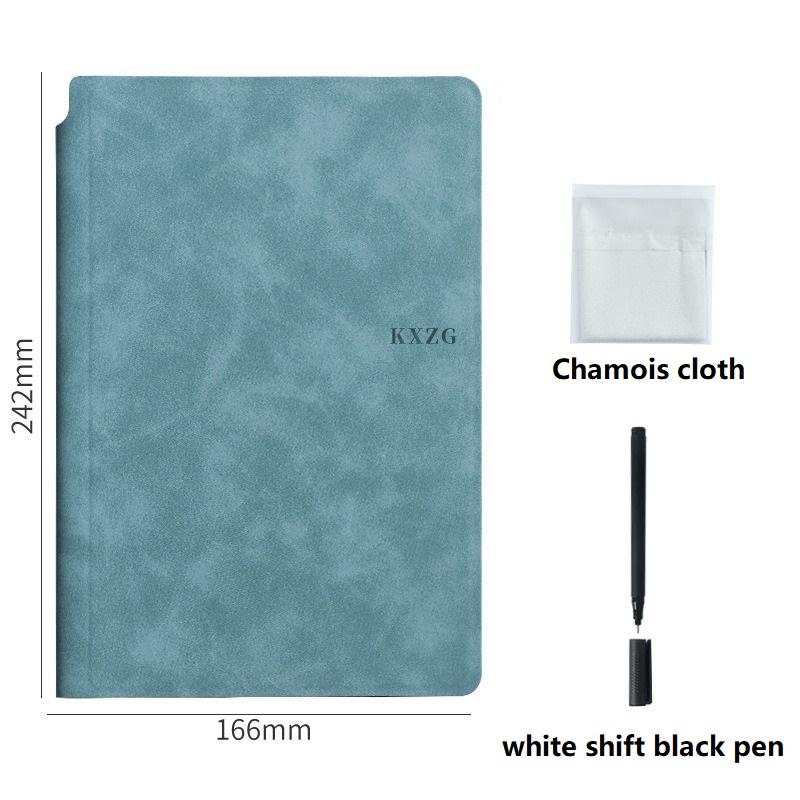 Blackboard A5 Whiteboard Book Sticky Whiteboard Planner Reusable Notebook Set with Whiteboard Pen BBAN01