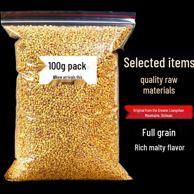 Sichuan Yellow Buckwheat Tea - 500g Canned | Liangshan Barley & Black Buckwheat Variants