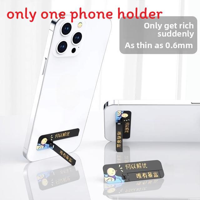 Super Slim Aluminum Mobile Phone Stand With Hidden Mount For Desk Use