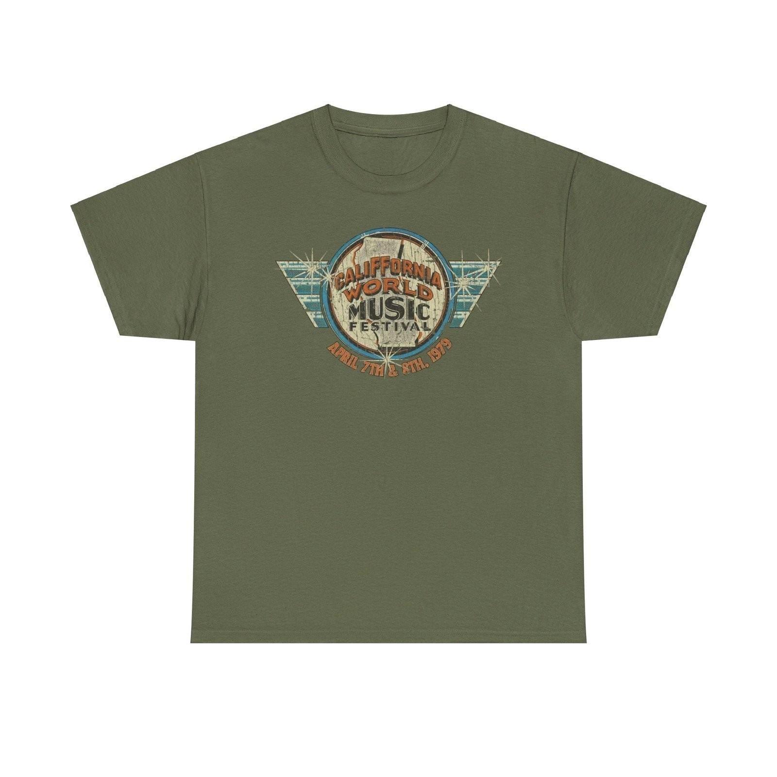 CaliFFornia World Music Festival 1979 Nostalgic T-shirt S