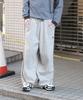 SUPERSUB Wide Baggy Piping Pants - Melange