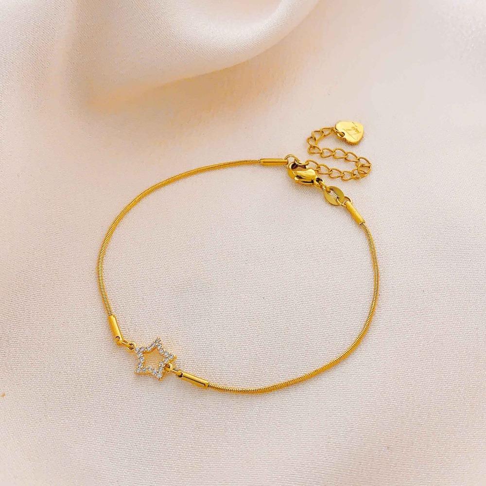 Necklace Women Do Not Fade Summer Small Cute Temperament Titanium Steel Necklace Versatile High-end Jewelry Simple Collarbone Chain