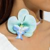 Charm Phalaenopsis Collarbone Chain High-end Flower Choker Exquisite Flower Necklace  for Gifts