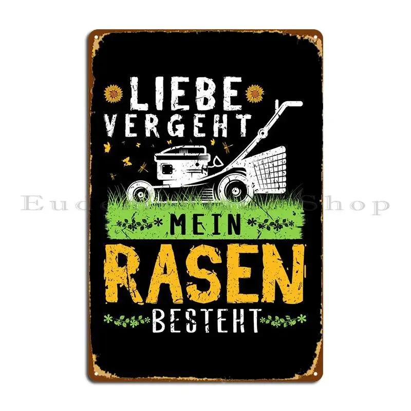 Liebe Rasen Garten Metal Plaque Poster Bar Home Wall Plaque Personalized Plaques Tin Sign Poster 20x30cm(7.8x11.8inch)