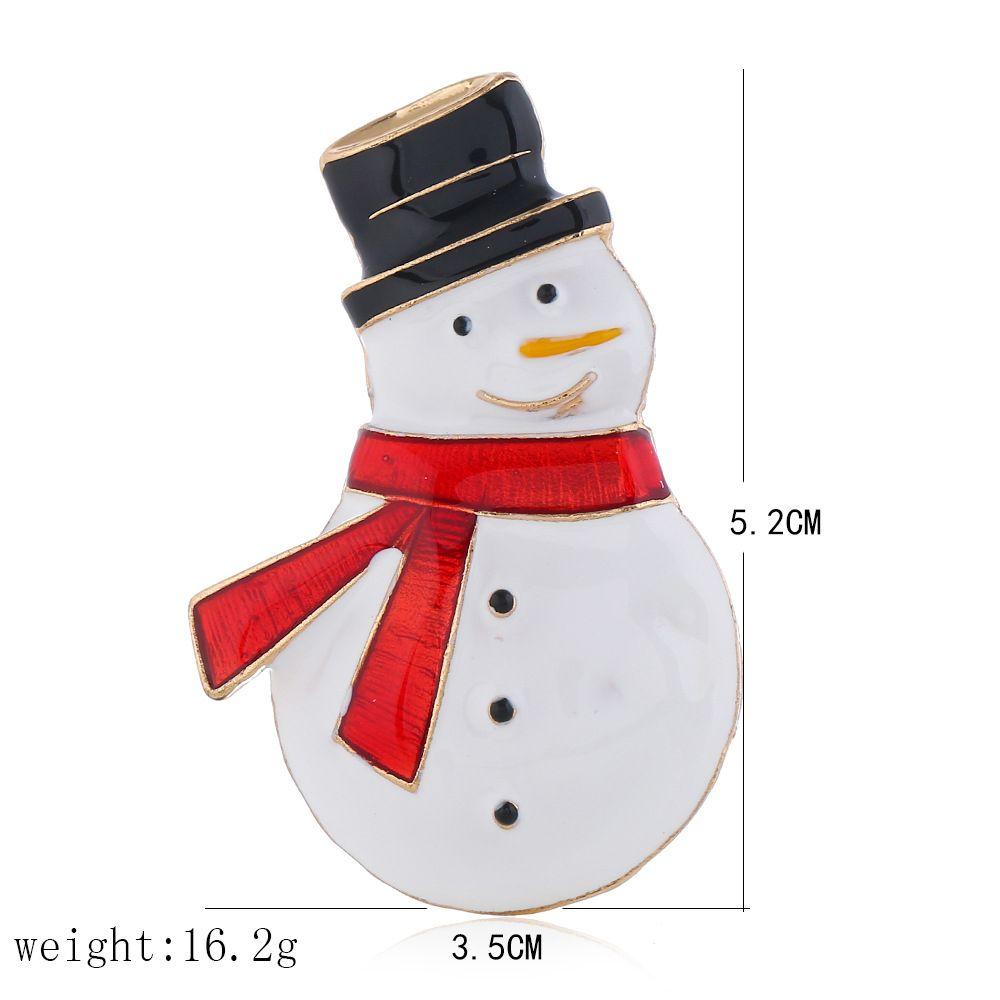 Gift Brooches Snowman Christmas Tree Enamel Badges Christmas Jewelry Christmas Brooch Xmas Pins