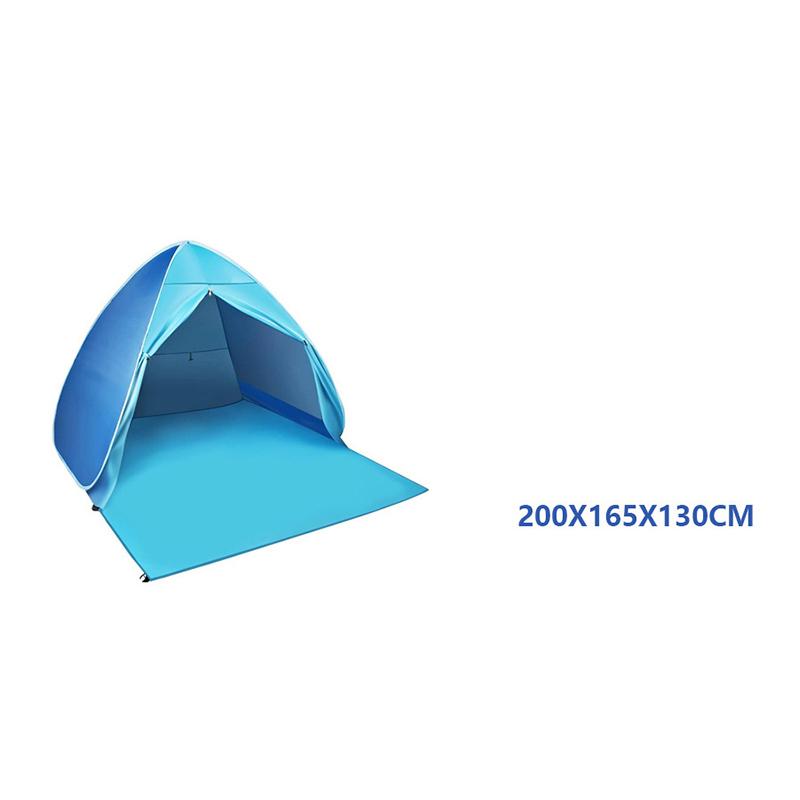 Automatic Pop Up Beach Tent, Portable Foldable Sun Shelter with UV Protection for Outdoor Seaside Use