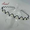 Inteligentny koreański Rhinestone Faux Pearl Wave Pattern Spinka do włosów Opaska do włosów