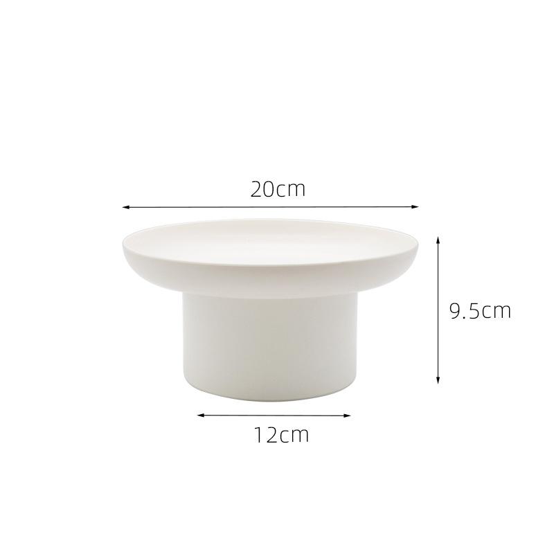 Modern Storage Trays Decorative Table Tray Jewelry Desktop Storage Organizer Kitchen Fruit Bowls Round Home Decor Accessories