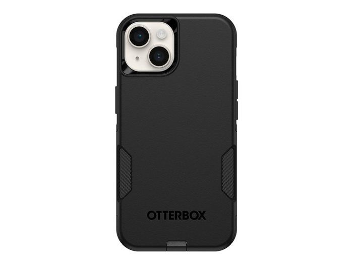 Coque pour smartphone - otterbox - commuter - antichoc - compatible iphone 16e, 15, 14, 13 - noir