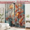 2D Flat Printing 2pcs Curtain Drapes Chinese Dragon In Clouds Digital Printed Polyester Drapes Birthday Party for Photo Booths &
