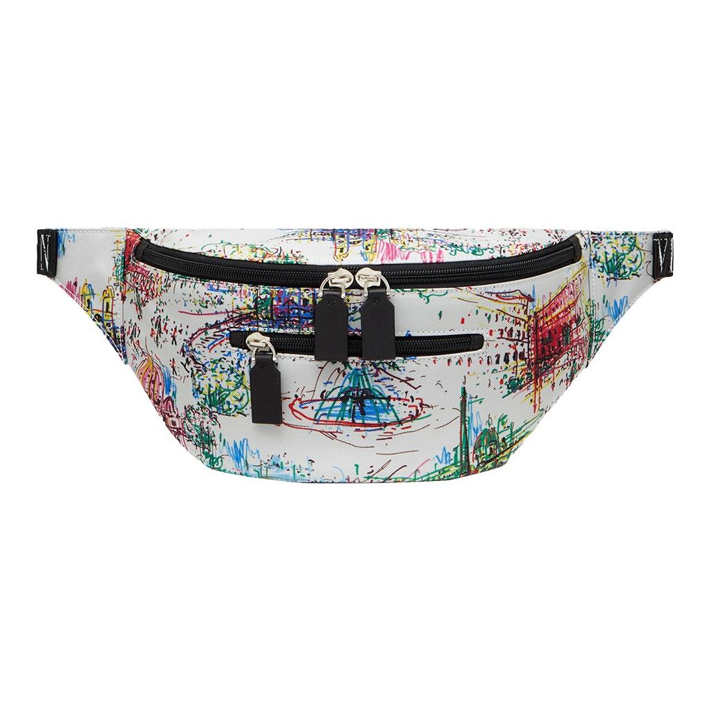 

Valentino Roma Sketch Print Nylon Crossbody Waist Bag Men Bags White Multicolor VY2B0982ZLJ-N78 Basic Set (Bag+Dust Bag)