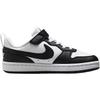 New Nike Court Borough Anti Slip Wear Resistant Low Top Kids' Skateboarding Shoes White Black Kids' DV5457-131