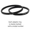 Camera Lens Filter Adapter Ring Set 37-82mm 82-37mm Step Up Down Rings For Canon Nikon Sony Fujifilm Dslr