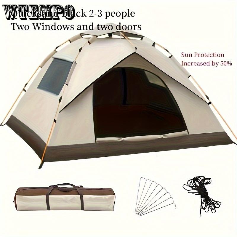 Set Up The Tent Quickly for Outdoor Camping and Activities To Prevent Mosquitoes.