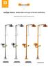 304 Stainless Steel Double-Outlet Eyewash Station for Chemical Labs