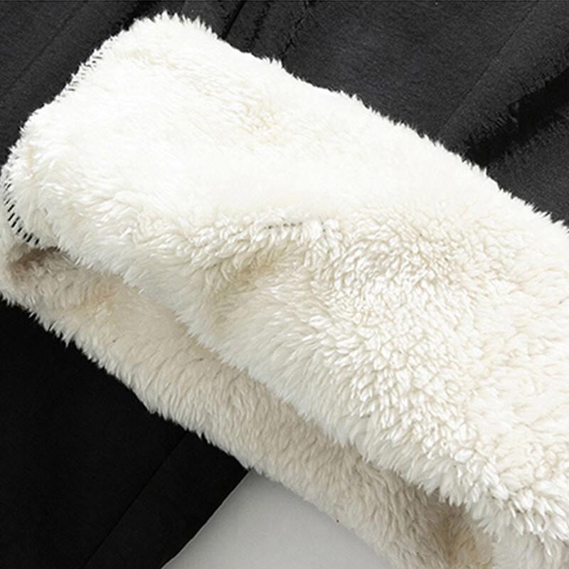 JEEP Men's Warm Fleece-Lined Casual Trousers