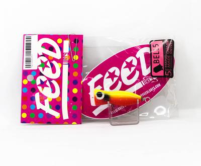 Feed Bell 5 Handgefertigter Holz Popper Schwimmender Köder 5 Gramm 17 (5017)