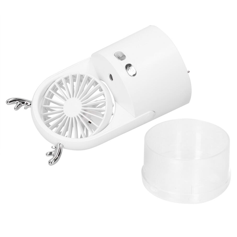 Ventilador de Água com Spray e Função de Vento Natural Simulada Ajuste Multi-Velocidade Portátil de Mão Umidificação de Longa Duração Para o Verão