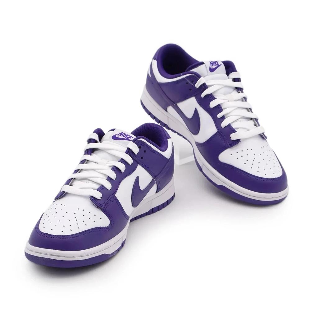 DD1391-104 Nike Dunk Low Championship Court Purple White (Men's)