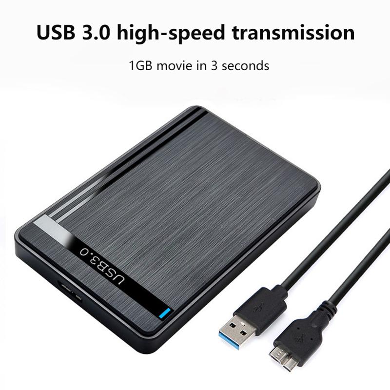 2.5-Inch Ssd Hdd Sata Driver-Free Micro Type-C Usb3.0 External Mobile Hard Drive Box Storage Device Efficient Office Game