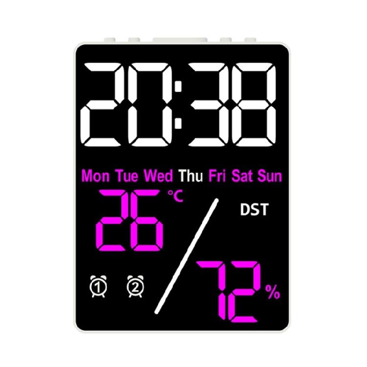 Stylish Home Decorations Weather Stations Temperature Display Alarm Clock with Backlights Home Temperature Trackings