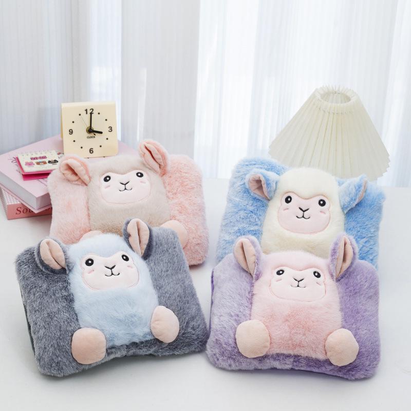 Electric Hot Water Bottle: Safe, Explosion-Proof, Auto Power-Off, Double Hand Inserts, Washable, Baby-Friendly