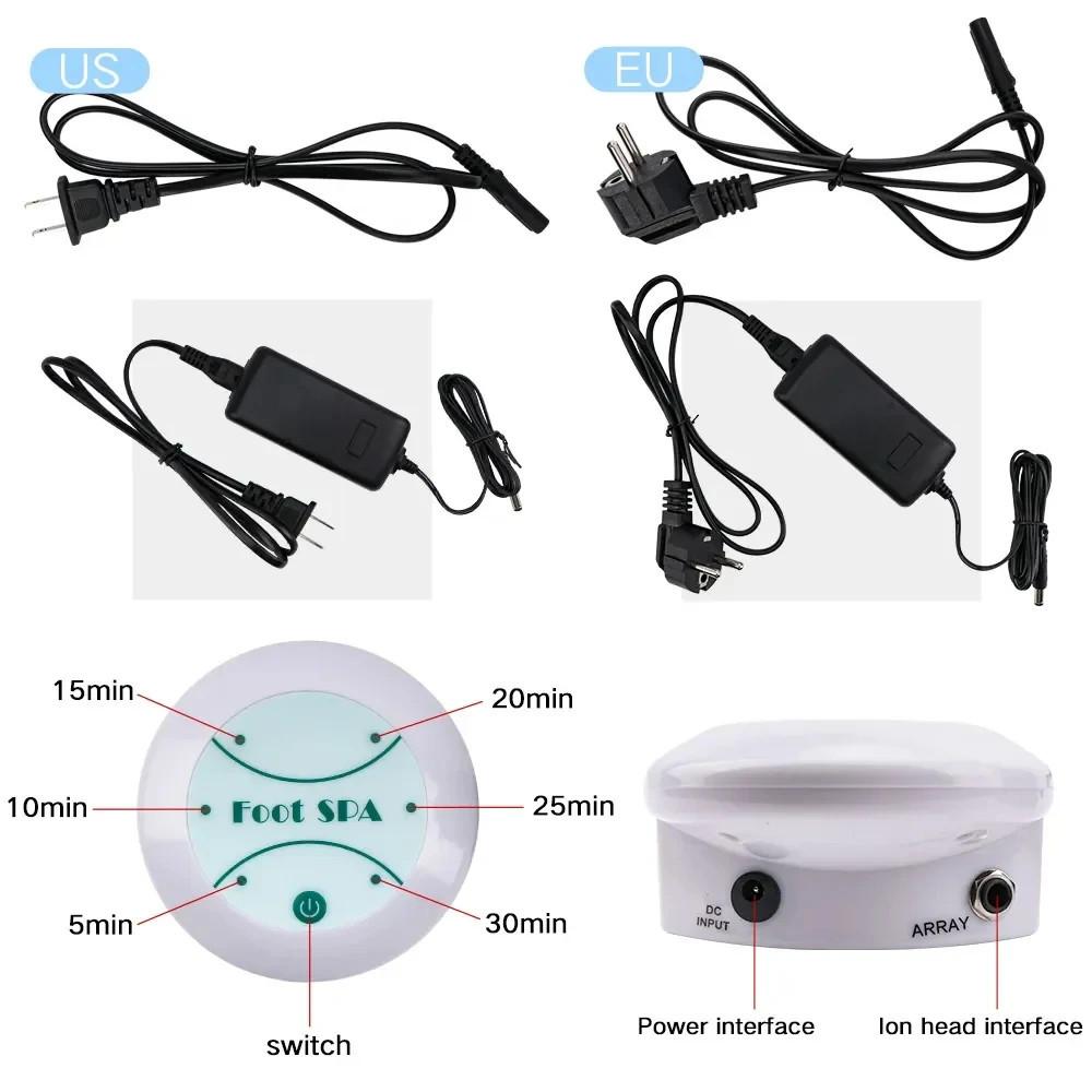 Detox Ionic Foot Spa Bath Machine Massage Foot Ionic Detoxification Relieves Fatigue Negative Hydrogen Foot Bath Machine