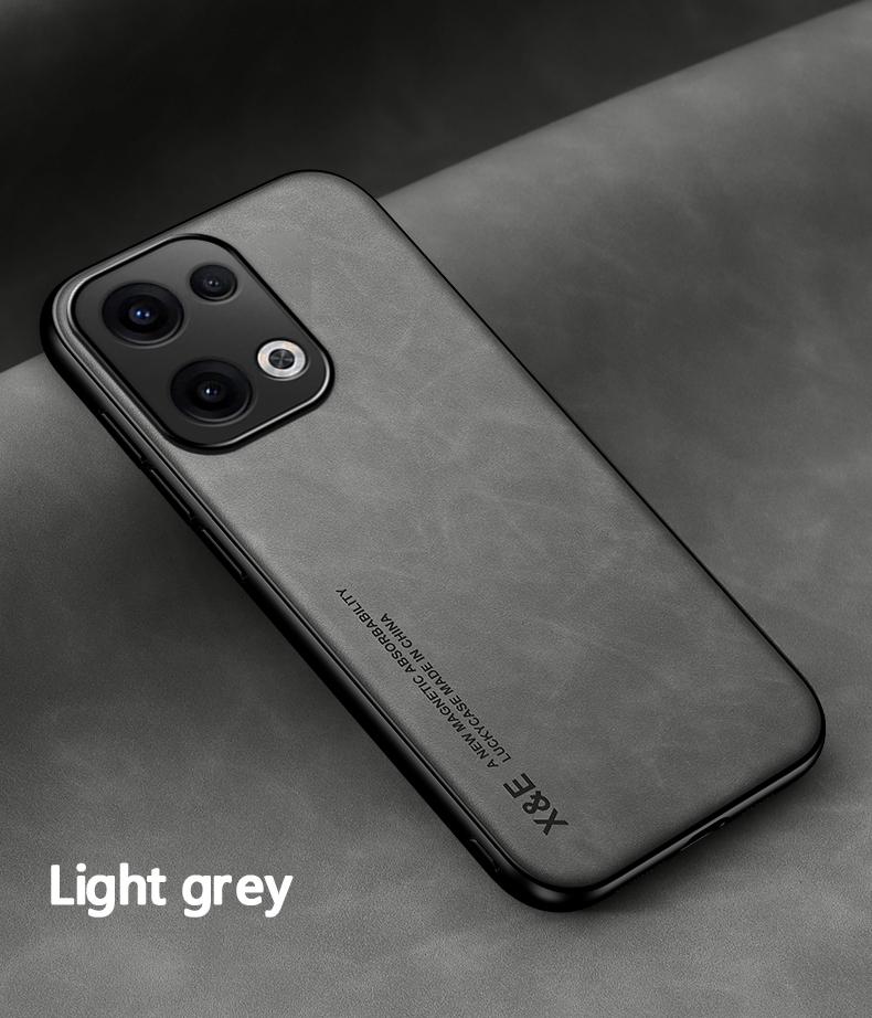 Luxury Leather Funda for OPPO Reno 13 Pro Case Ultra Thin Car Magnetic Protection Cover for OPPO Reno 13 Shockproof Capa