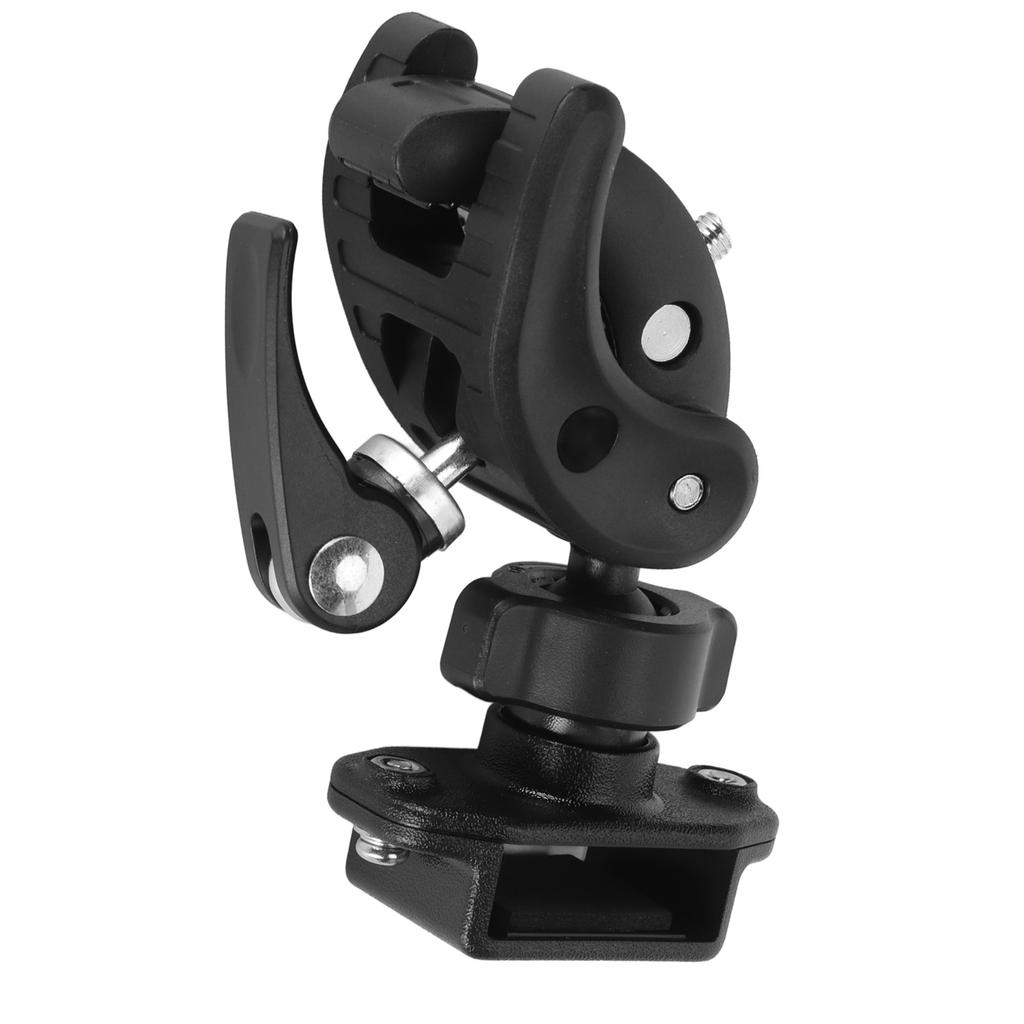 Motorcycle   Mount, Bike Two Way Radio Holder, Quick Install Handlebar Clip for Scooter, Handheld Radio Clamp for 2 Way Radio