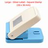 Rectangular Paper Punch Lever Action Embossing Punching Machine Postage Stamp Punch  Card Making
