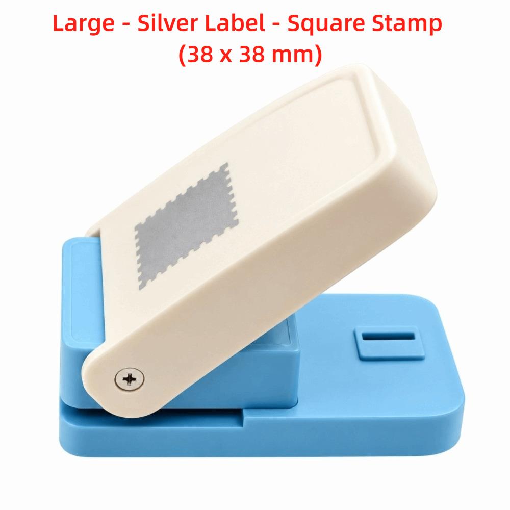 Rectangular Paper Punch Lever Action Embossing Punching Machine Postage Stamp Punch Card Making