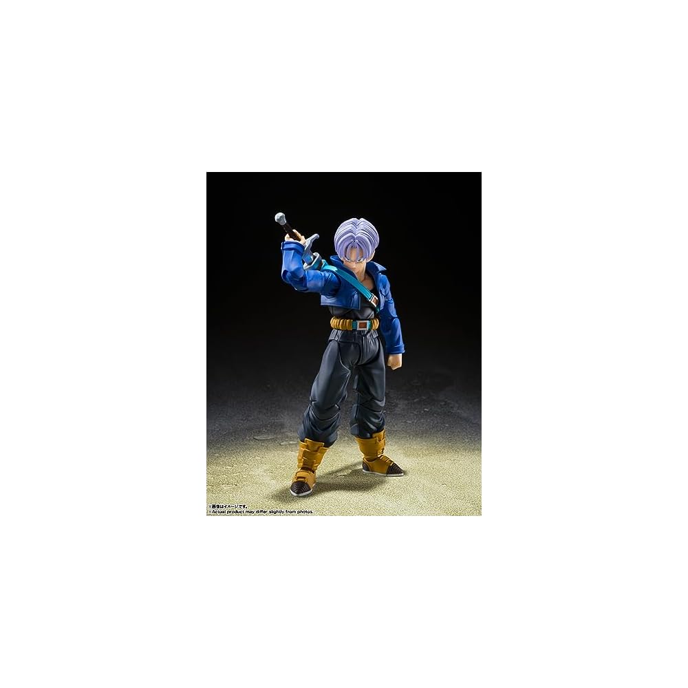 TAMASHII NATIONS S.H. Figuarts Dragon Ball Z Super Saiyan Trunks Future Boy 140mm PVC ABS Action Figure