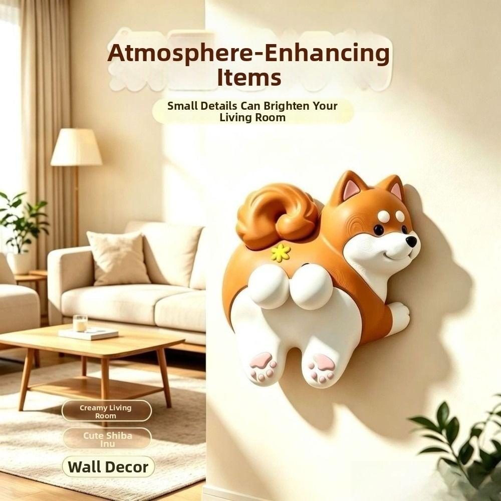 86 Wall Switch Wall Switch Plate Dog's Butt Creative Switch Ornament  Wall Switch Decor