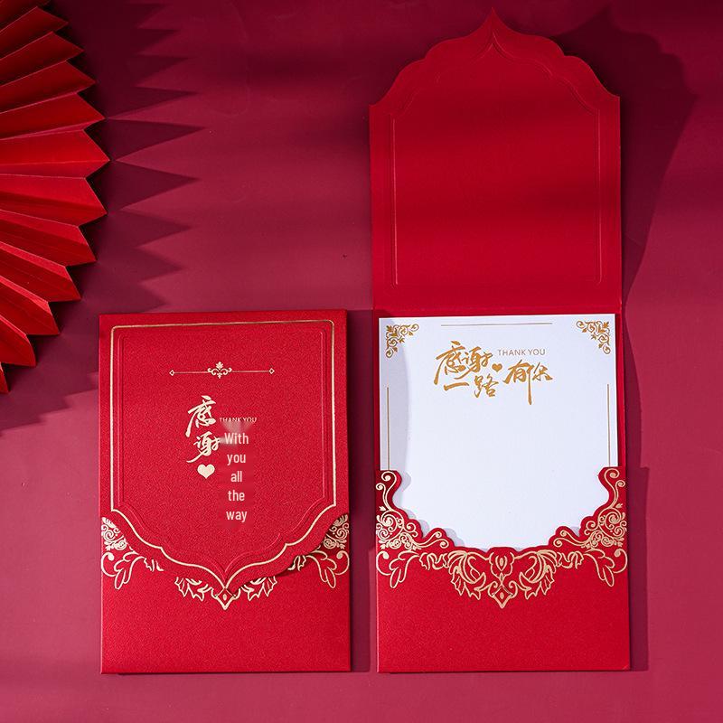 Creative Dried Flower Thank You Card for Teacher, Employee, Birthday, or Thanksgiving