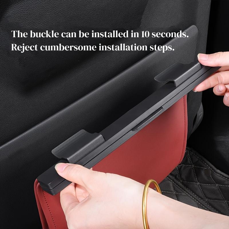 1Pc Garbage Bag Leather Leak-proof Magnetic Adsorption Storage Bag Space Saving Storage Pocket Seat Hanging Trash Can