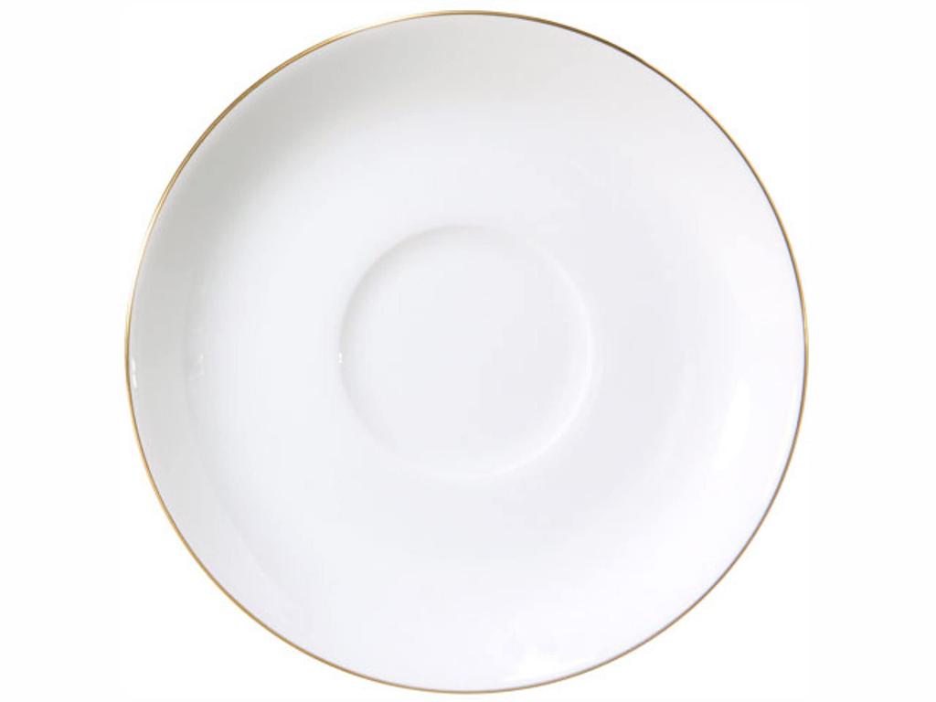 Okura Art Pottery Gold Line (Rim Shape) Cup & Saucer, Coffee/Tea, Made In Japan, 6c/1001