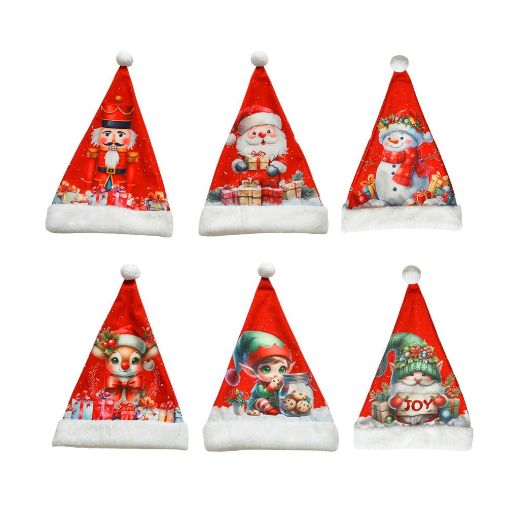 Christmas Triangle Hat Holiday Decoration Props Party Christmas Cute Gift Hat Atmosphere Decoration