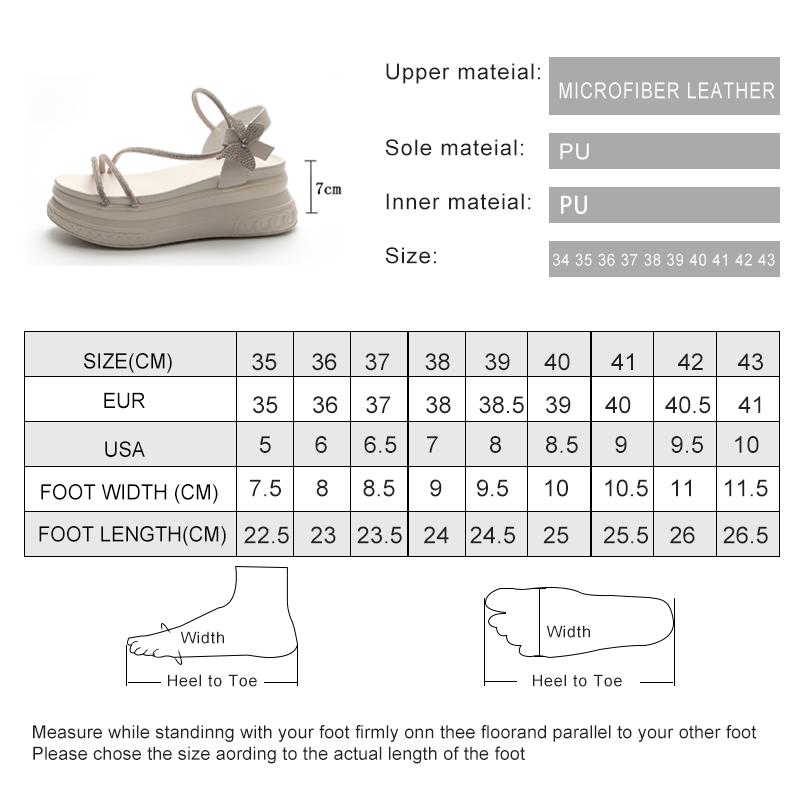Fashion AIYUQI Sandals Women New 2025 Summer Girl Sandals Outside Platform  Heel Height 7cm Fashion Rhinestone Korean Women's Sandal