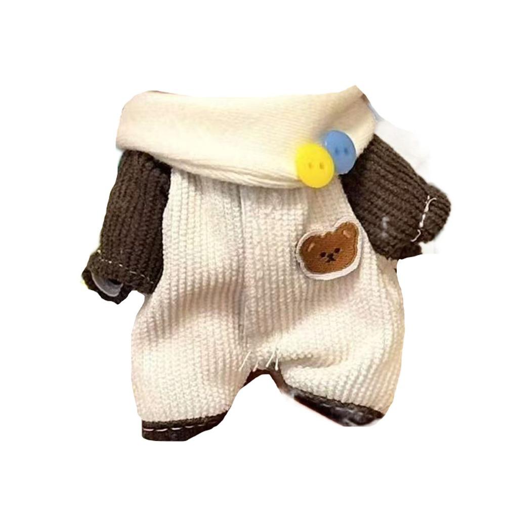 

1 комплект Наряд 10 см Хлопковая одежда для куклы Ползунок Одежда для плюшевой куклы Аксессуары для куклы style 1 for 10cm doll