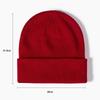 Knitted Beanie Cap Winter Accessories Multicolored Beanies Custom Embroidery Acrylic Fashion Skullies Hats Winter Knitted Hat