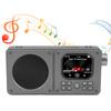 Video Radio AM FM 2.01 Inch Screen MP3 MP4 Player   5.4 Speaker Portable Rechargeable Radio with Earphone  