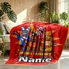 Custom Name Personalized Five Nights at Freddy's Print Blanket, Home Decor, Bedroom, Sofa, Camping, Couch, Gifts for Birthday ChristmasEnthusiasts